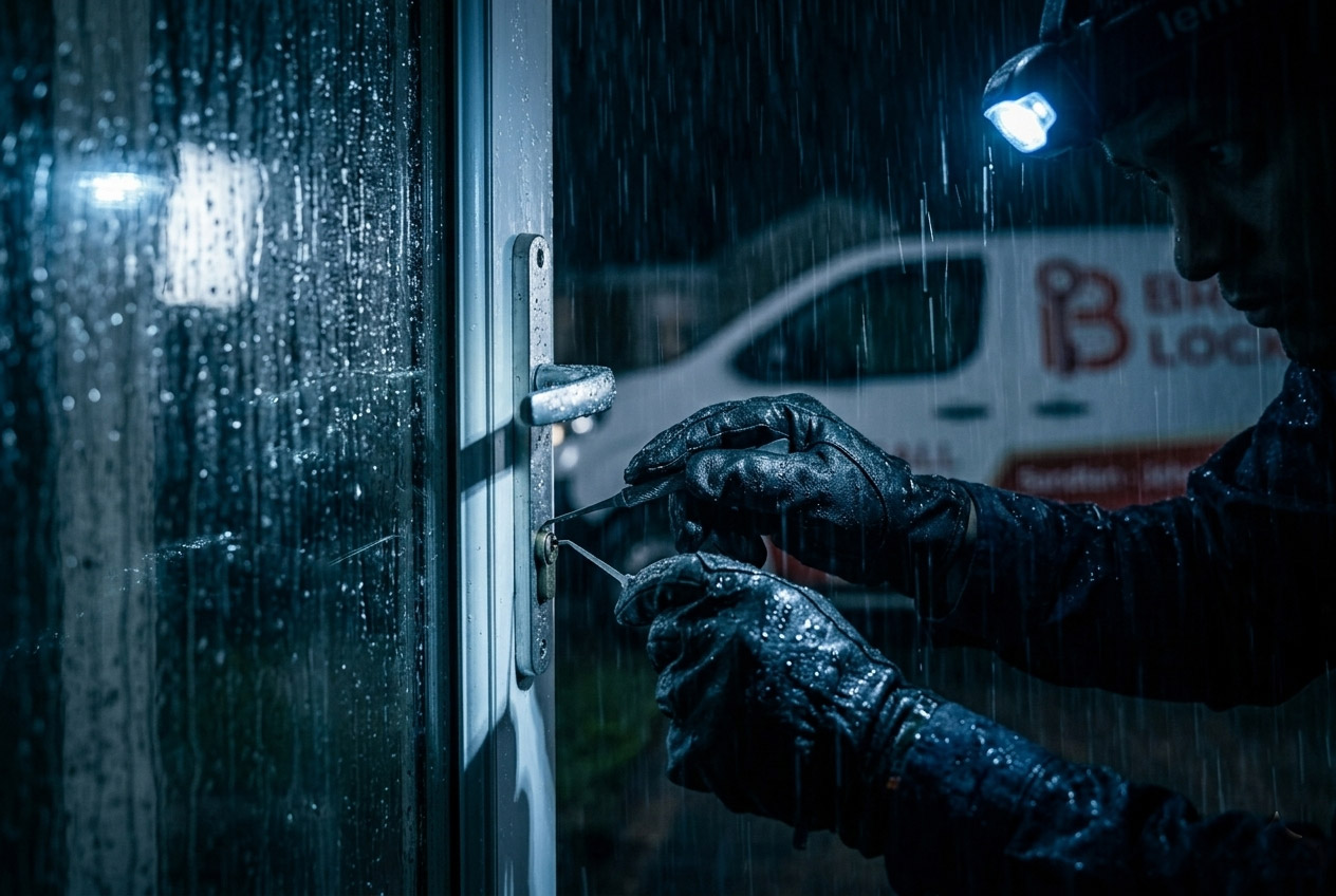 Precision Locksmith mobile unit responding to an emergency lockout call in Gauteng